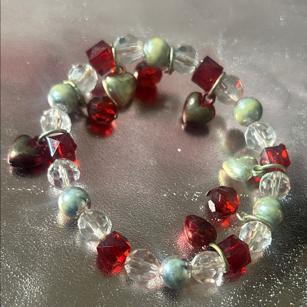 Elegant Heart Charm Bracelet #31030